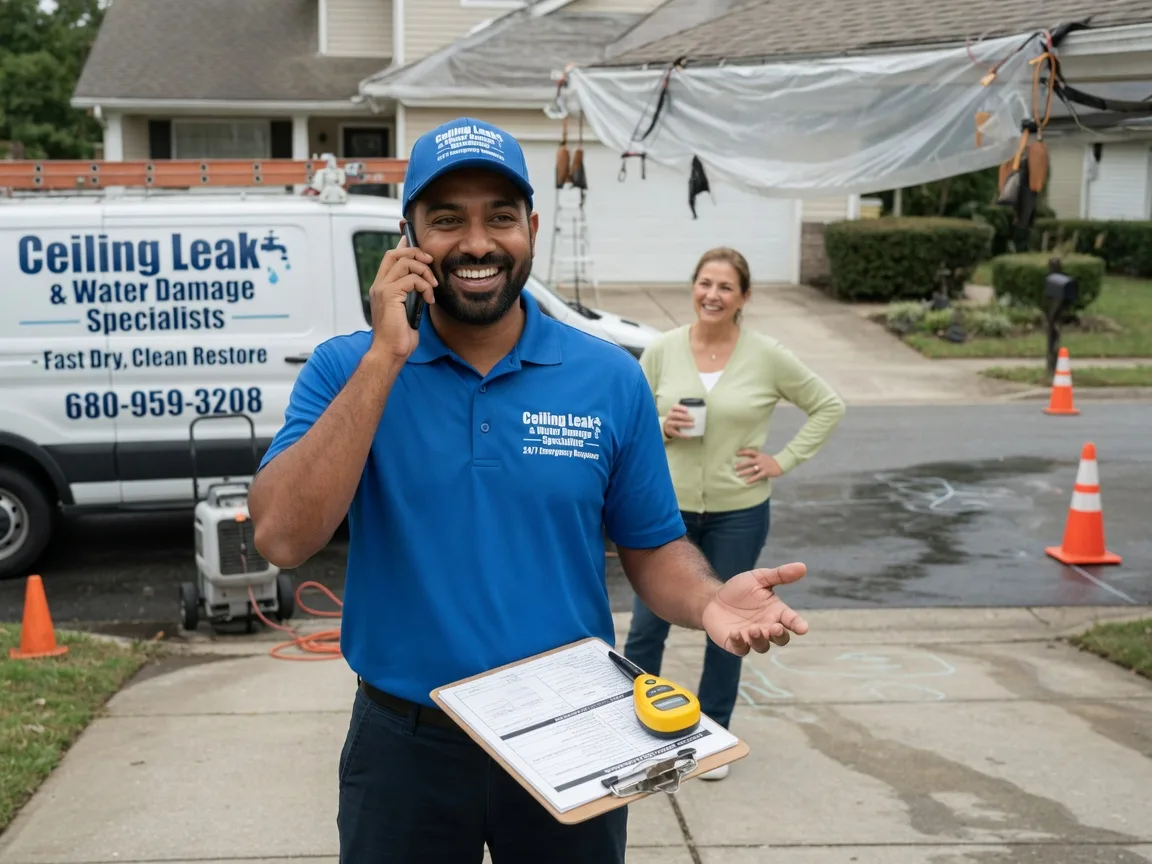 Ceiling Leak Cleanup Middletown, OH FAQs